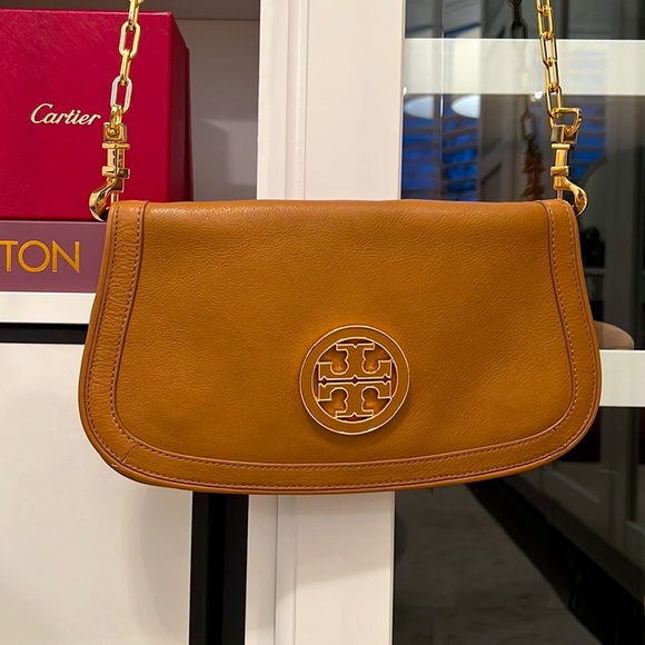 TORY BURCH Leather Crossbody Bag - Picture 1 of 14